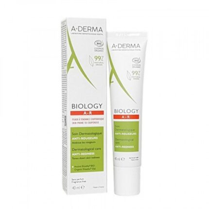 A-DERMA BIOLOGY A-R SOIN ANTI ROUGEURS PEAUX À TENDANCE COUPEROSIQUE 40ML