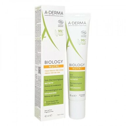 A-DERMA BIOLOGY NUTRI SOIN NUTRITIF PEAUX FRAGILES TRÈS SÈCHES 40ML