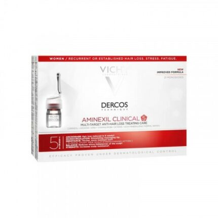 DERCOS AMINEXIL CLINICAL 5 FEMME 21 AMPOULES