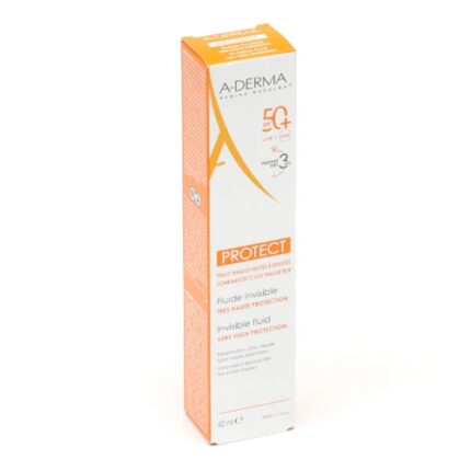 A-DERMA PROTECT FLUIDE INVISIBLE SPF 50+ 40ML