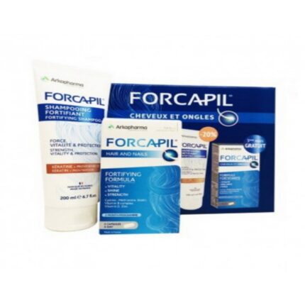 FORCAPIL COFFRET 180 GELULES +SHAMPOOING