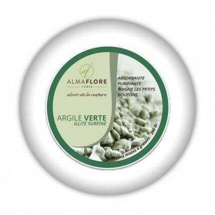 ALMAFLORE ARGILE VERTE 200G