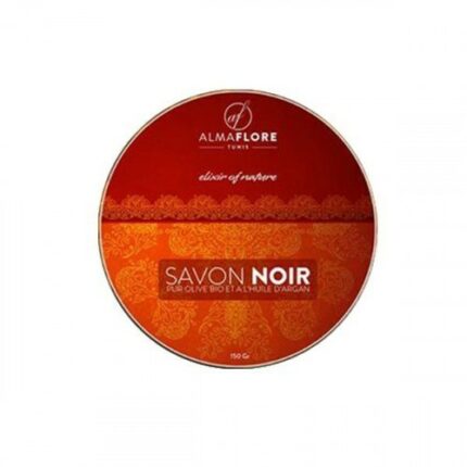 ALMAFLORE SAVON NOIR ARGAN 150 GR